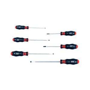 ZEBRA Screwdriver Set – Round Blade – Philips and Slotted Head – 6 Pieces
