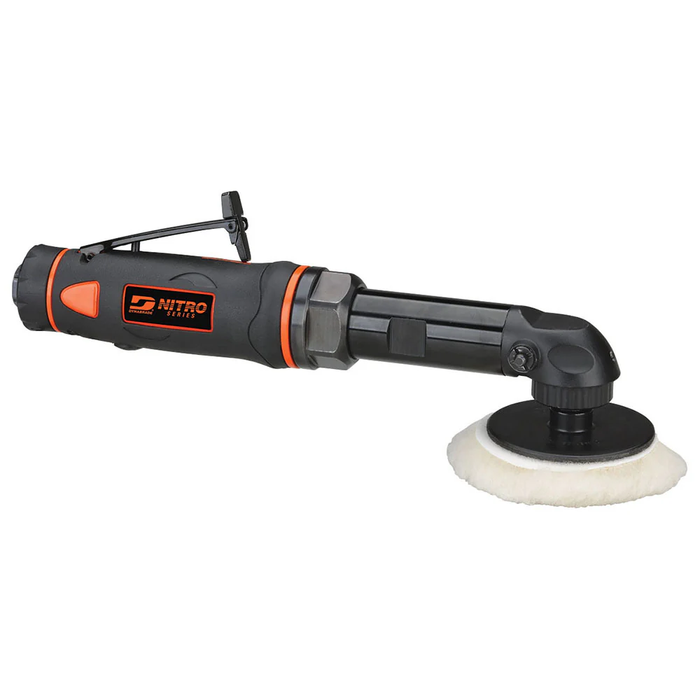 Dynabrade 3″ Extension Buffer/Polisher, 2700 RPM, Right Angle, 3/8″-24 Spindle, .5hp