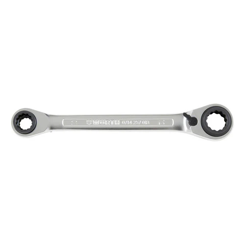 ZEBRA POWERDRIV (12-Point) Double Box End Ratchet Wrench – 4-In-1 – 8mm x 10mm + 12mm x 13mm