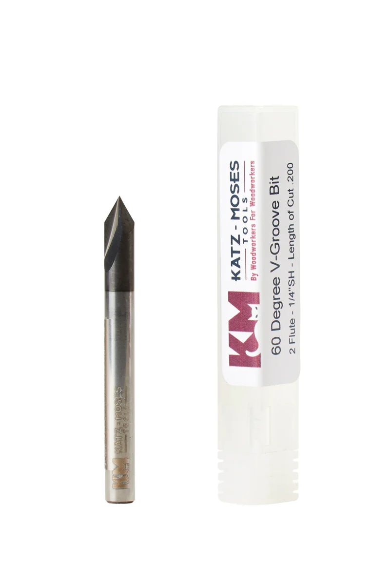 60 Degree V-Groove Bit – 1/4″ Shank Bit *Astra Coated*