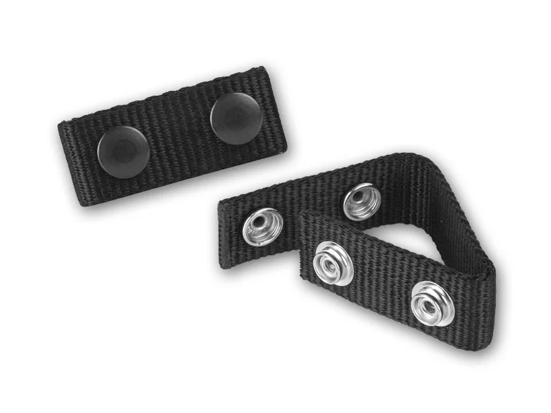 1 Nylon Belt Keeper w/ Black Snap – 4 Pack