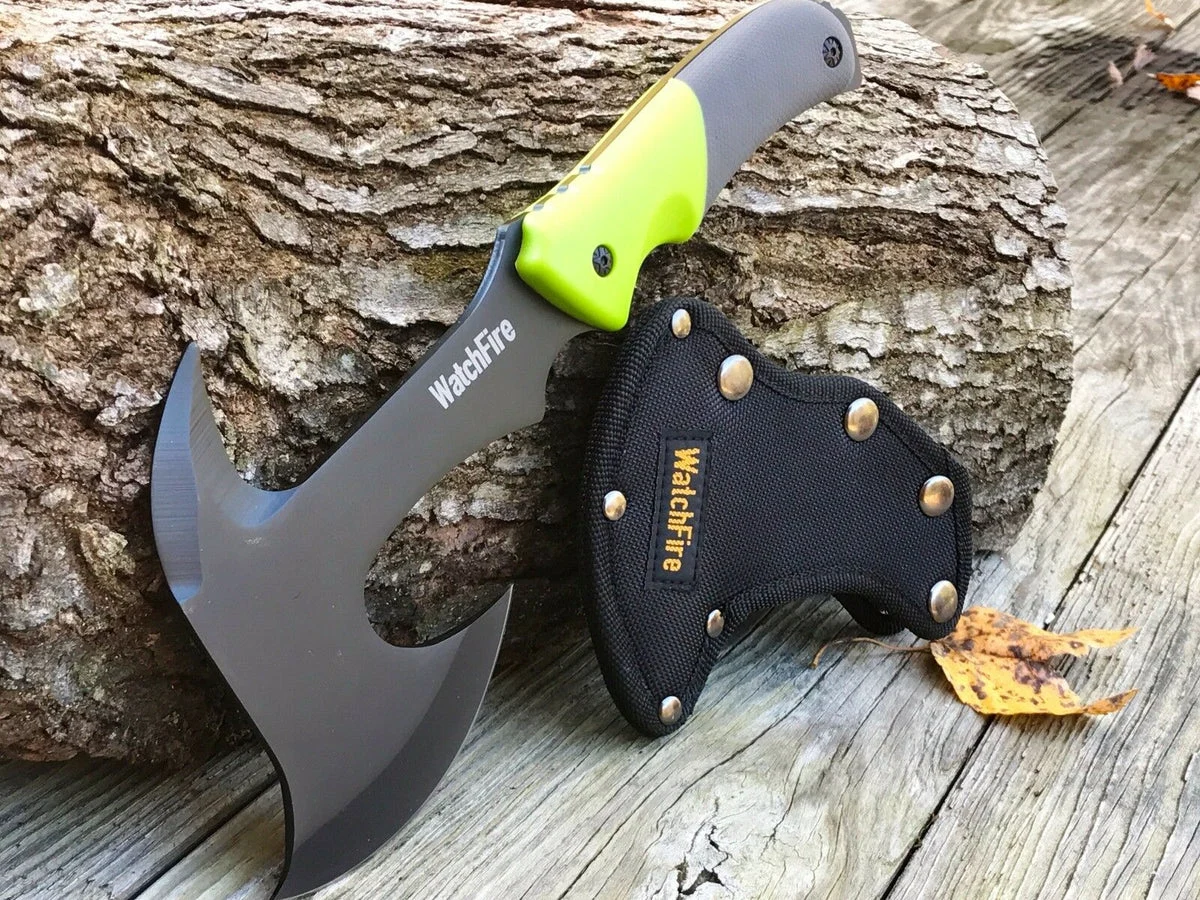 11.5″ WatchFire Zombie Style Zombie Tomahawk Throwing Axe & Hatchet
