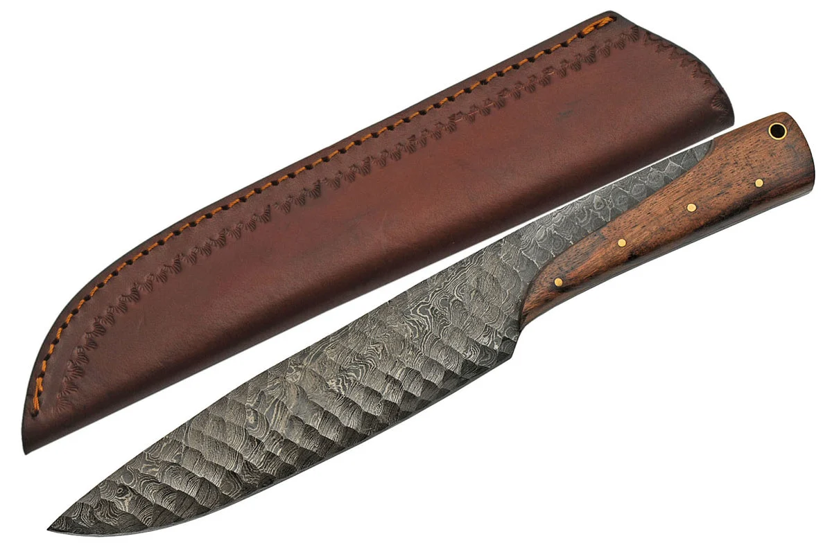 12″ Handmade Fantasy Damascus Skinning Knife