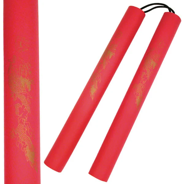 12″ Red Supreme Nunchucks (801-R)