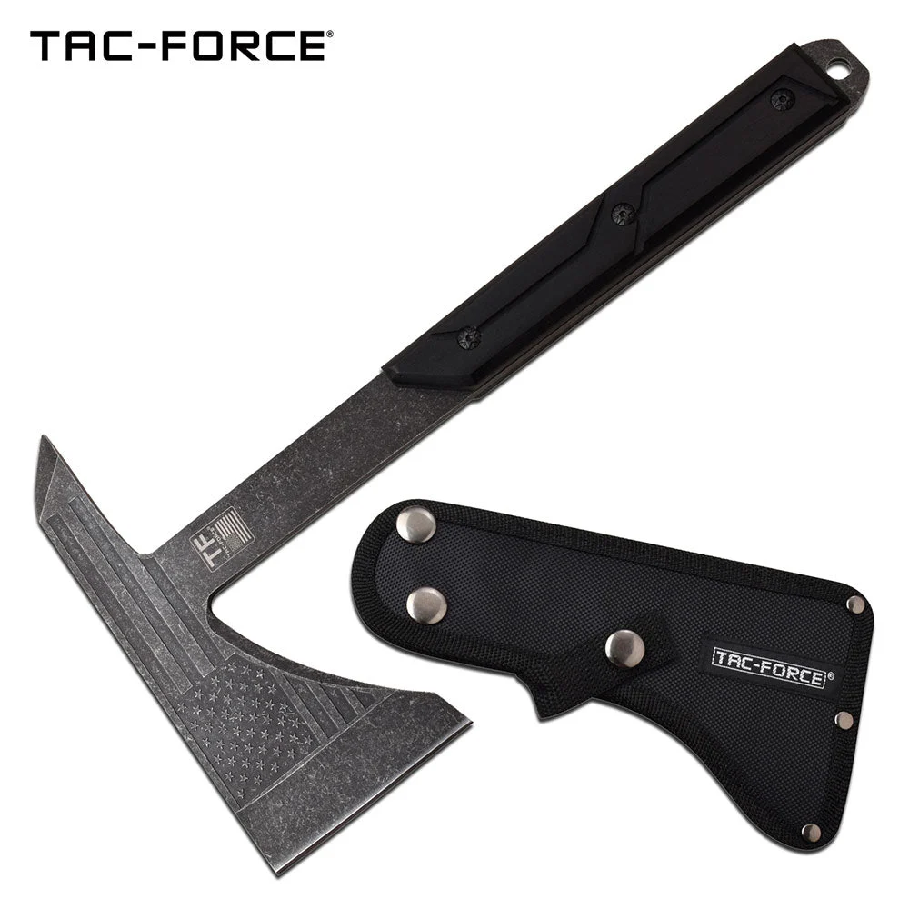 12″ Tac Force Stonewashed Tomahawk Axe