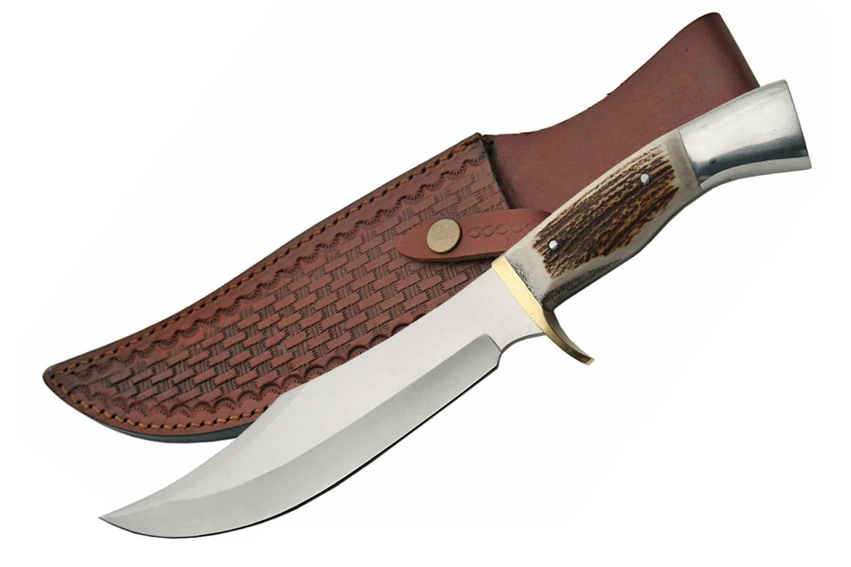 13.5″ Iron Cougar II Stainless Steel Hunting Knife (SS-3320)