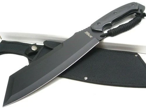 15.75″ Jungle Master Survival Hunting Fixed Blade Machete Knife