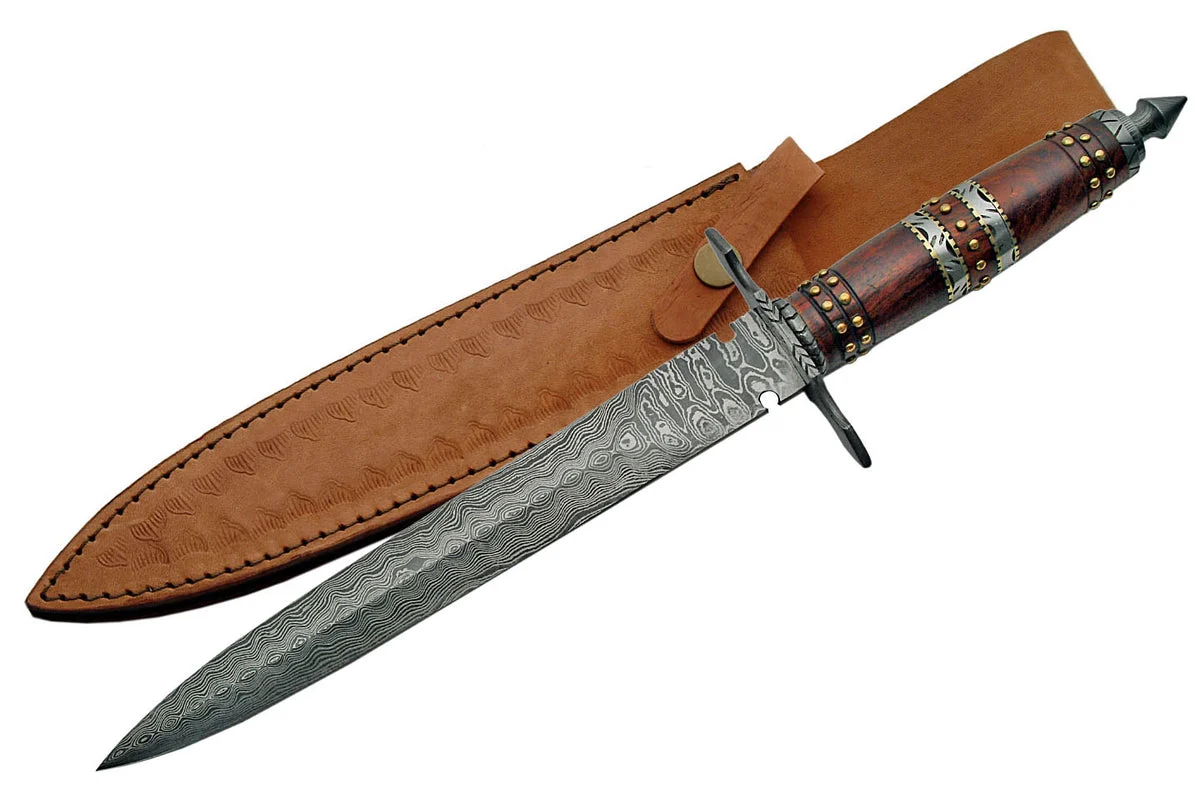 15″ Handmade Damascus Dagger Knife