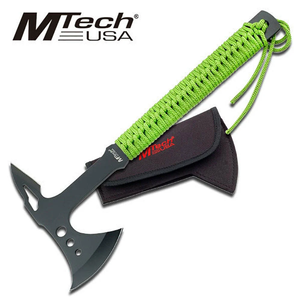 15″ MTech USA Survival Tactical Axe Zombie Fantasy Camping Hatchet