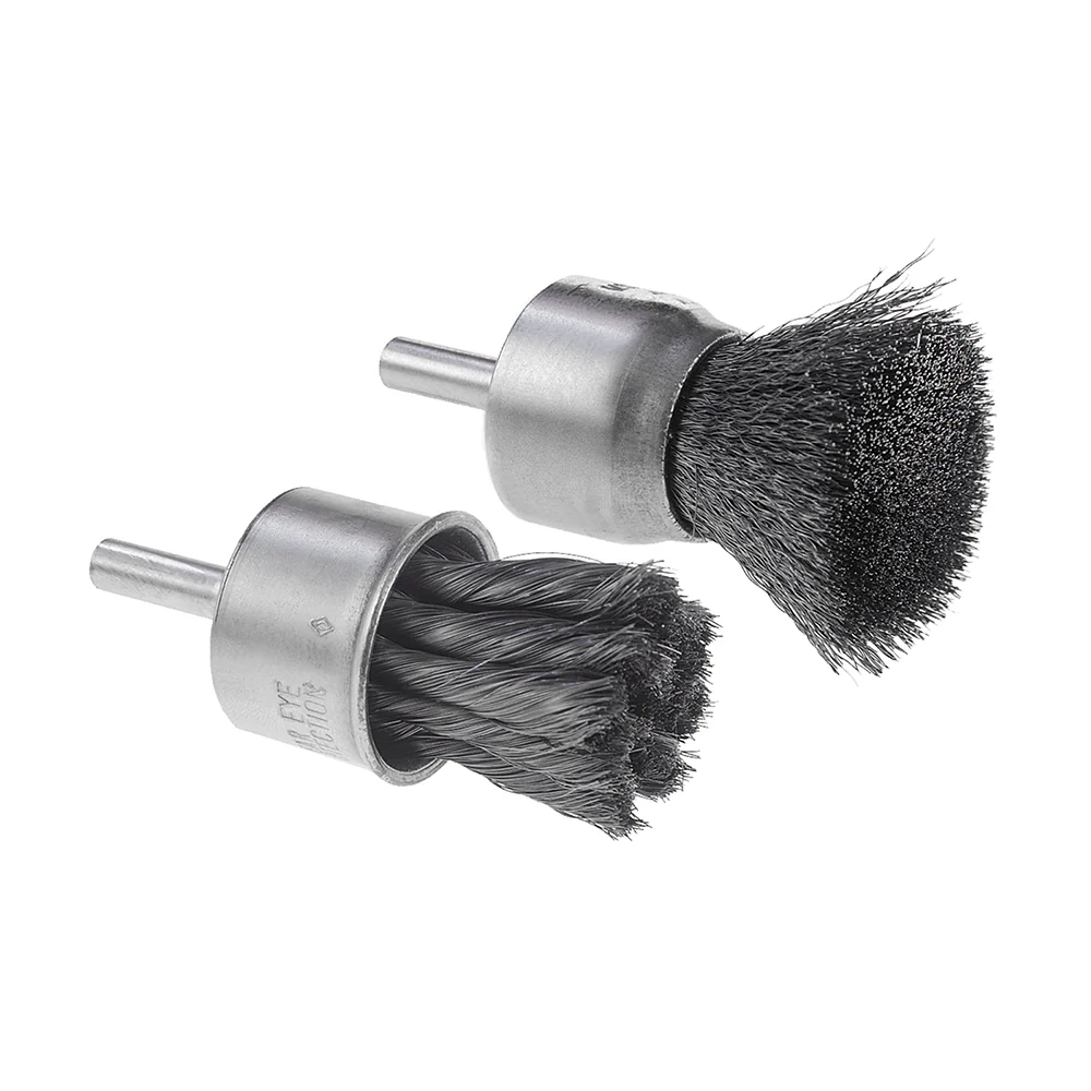 Wire End Brush – Fast Cut – Knot – 3/4 Inch – Carbon- Wire Size .014