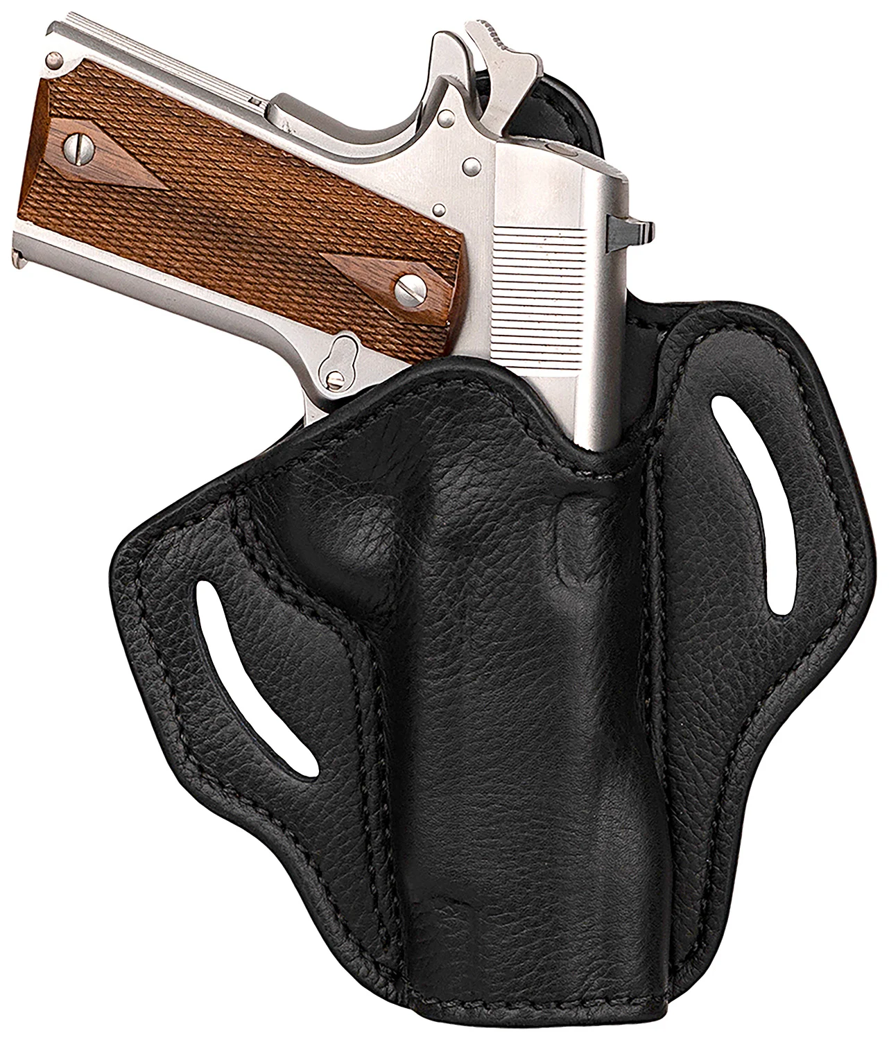 1791 Gunleather UCBH1NSBR Ultra CustomOWB Size 01 Night Sky Black Leather Belt Clip Fits 1911 Right Hand