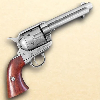 1873 Fast Draw Short Barrel Old West Revolver – Grey Finish