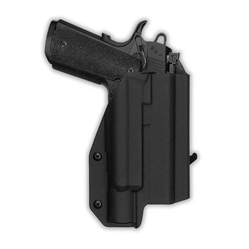1911 4″ Commander 45ACP with Surefire X300T-B OWB Holster