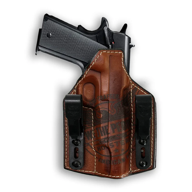1911 5″ Government No Rail Only Independence Leather IWB Holster