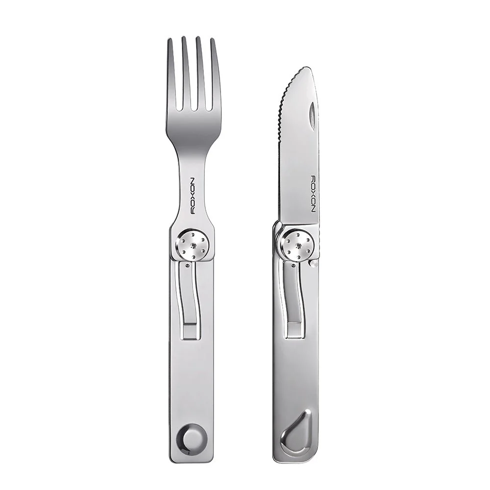 2-in-1 Folding Cutlery Set Knife & Fork