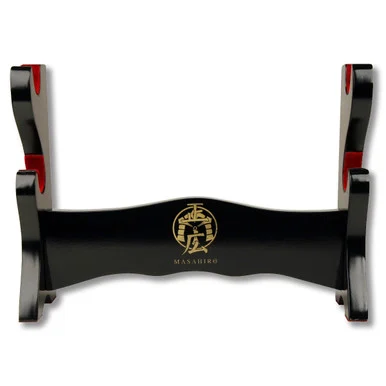 2 Tier Sword Display Black With Red Velvet MCMA2SD
