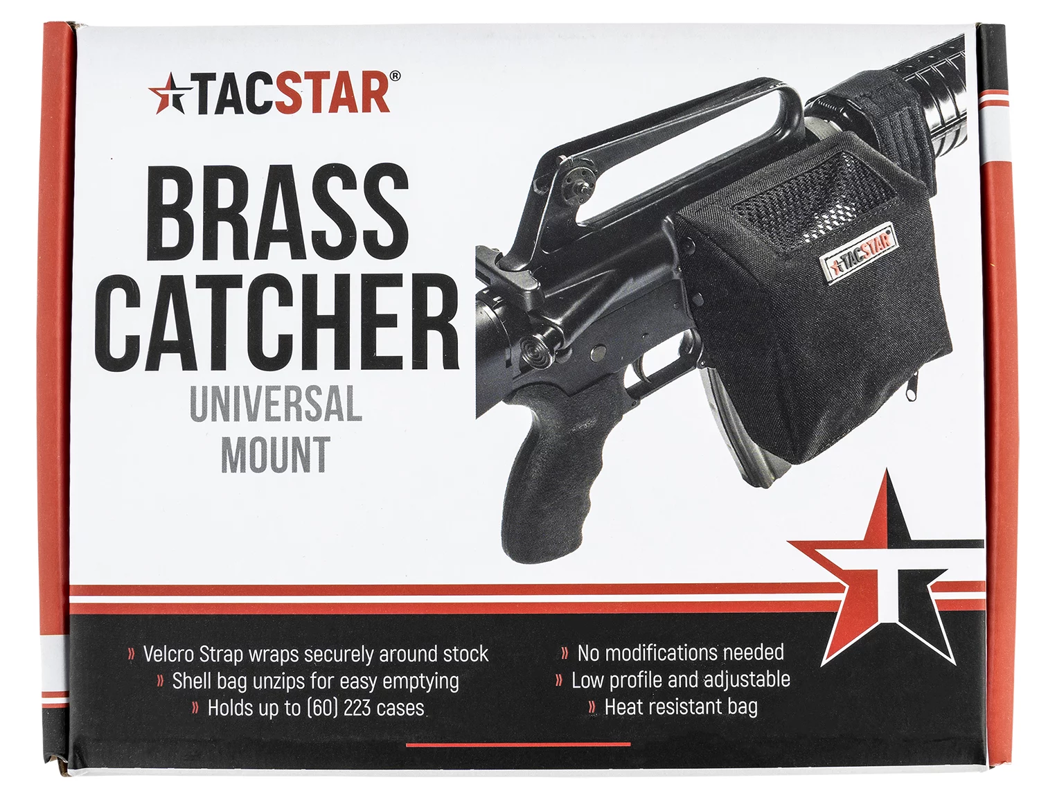 Lyman 1081245 Universal Brass Catcher Black Canvas Velcro Mount