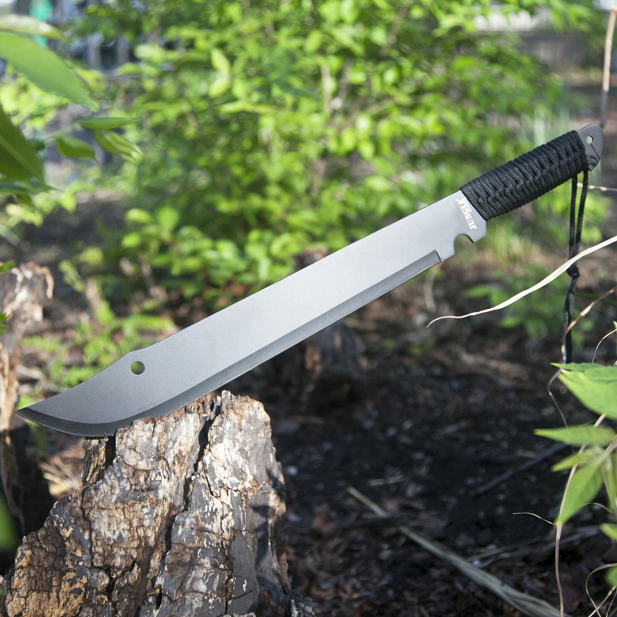 21″ Jungle Master Full Tang Fixed Blade Black Machete (JM-021)