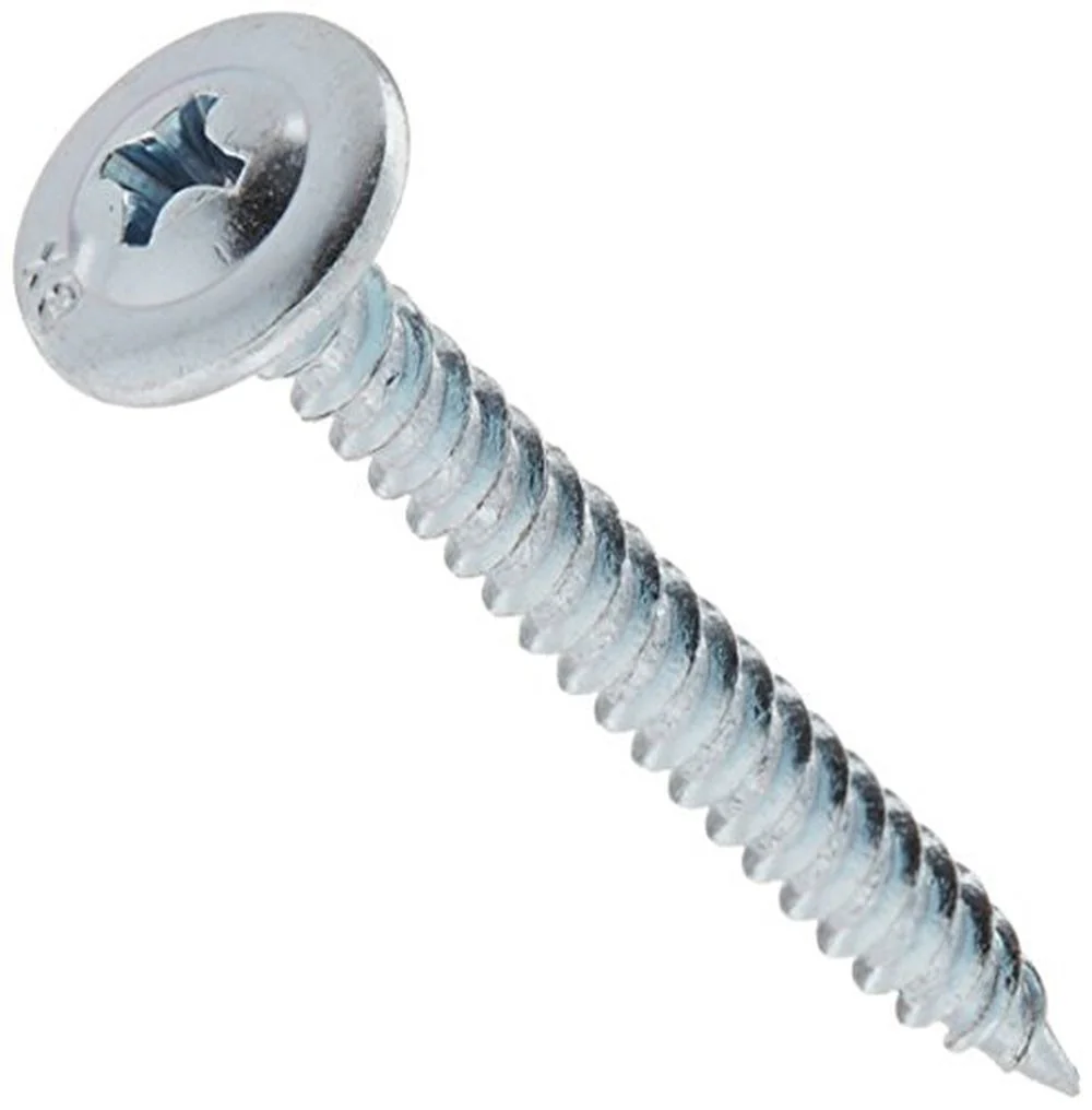 Teks 21510 #8×1 Phillips Drive Pan Head Zinc Steel Metal Screws, 398/Box