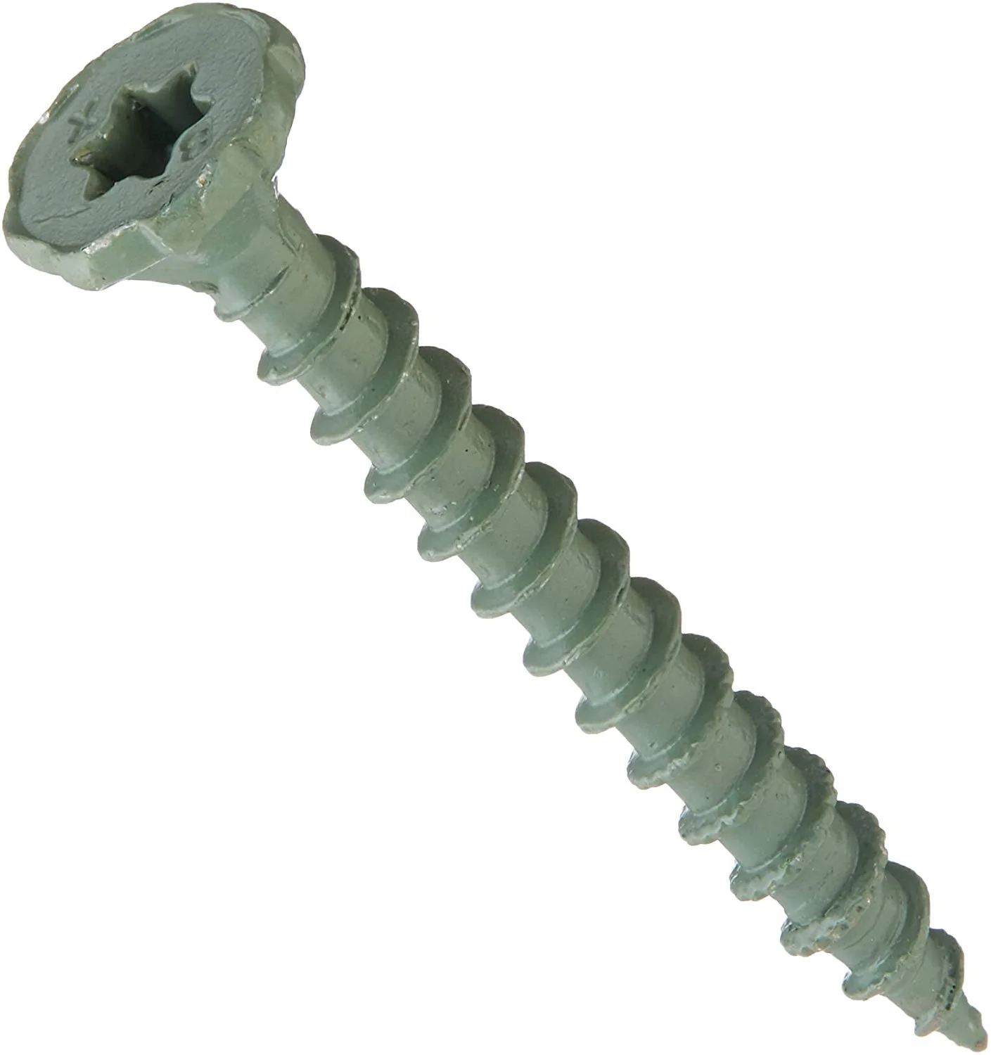 Backer-On 23416 #9×1-5/8 Star Drive Serrated Head Climacoat Steel Drywall & Cement Board Screws, 575/Box
