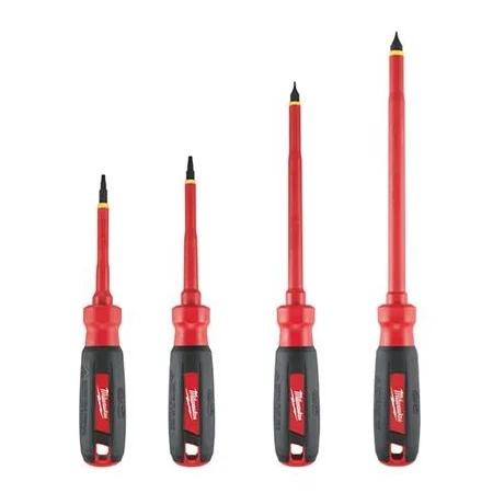 Milwaukee 4 Piece 1000V Insulated Screwdriver Set with SQ Set