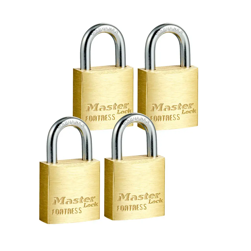 Master Lock Fortress Padlock 20mm – 4 Pack