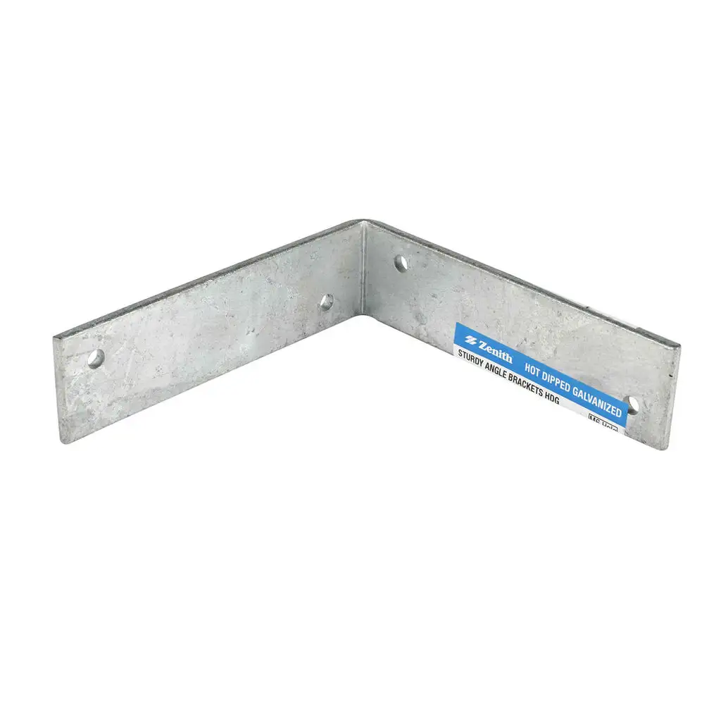 Zenith Sturdy Angle Bracket Galvanised 150 x 150 x 40 x 5mm