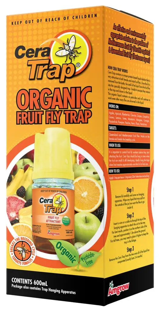 Amgrow Cera Trap Organic Fruit Fly Trap 600mL