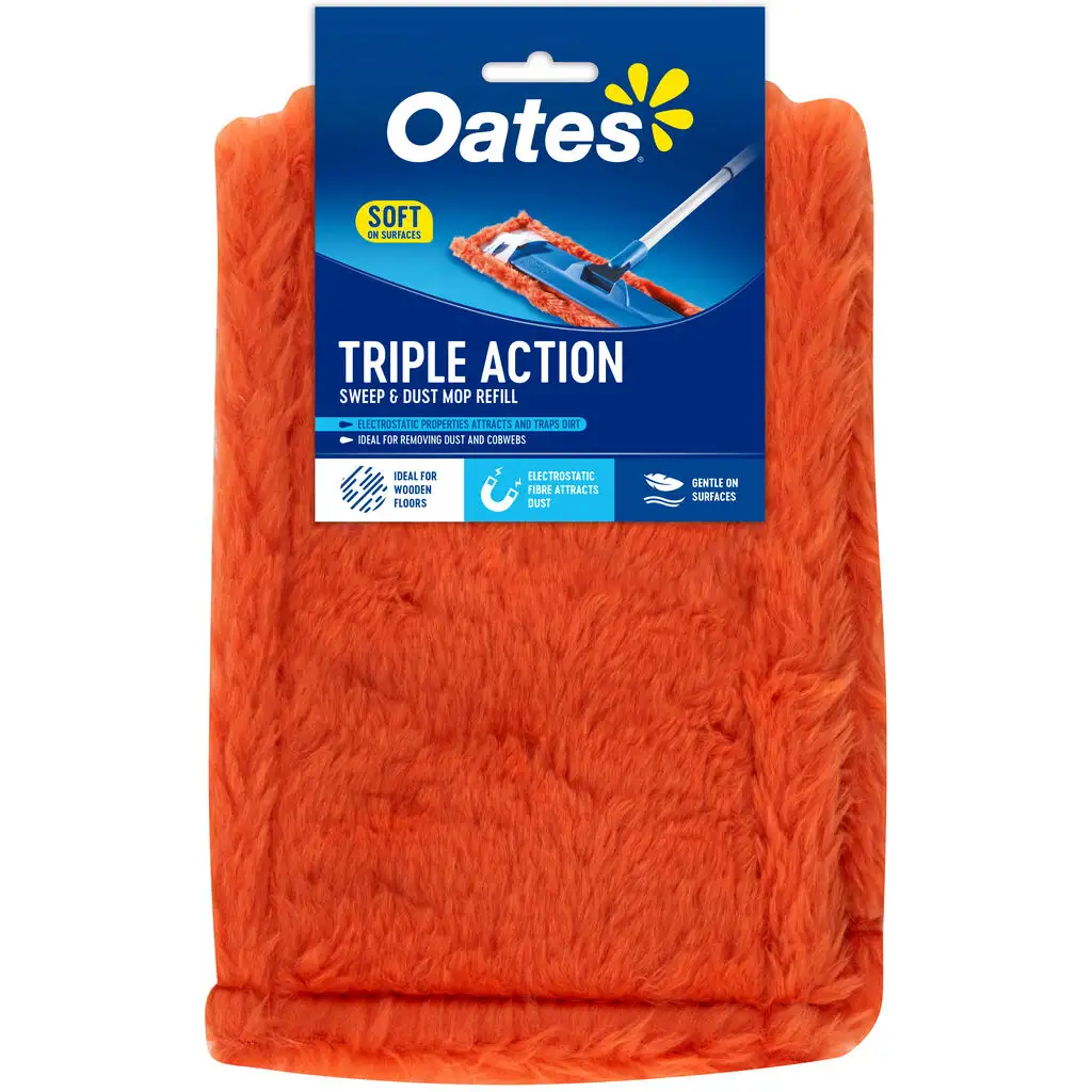 Oates Triple Action Sweep & Dust Mop Refill