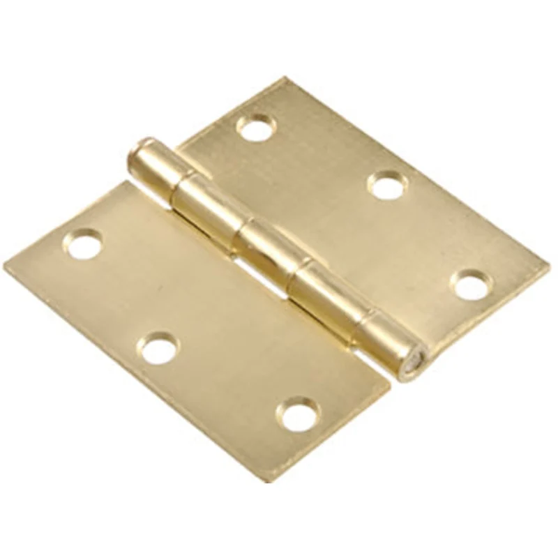 3.5SATIN BRASS SQ HINGE