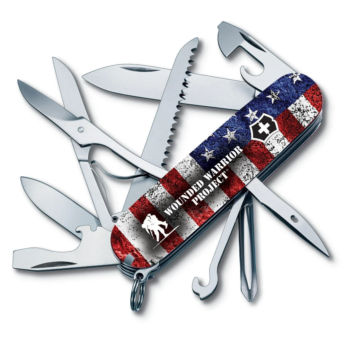 3.6″ Victorinox U.S. Flag Multitool Pocket Knife