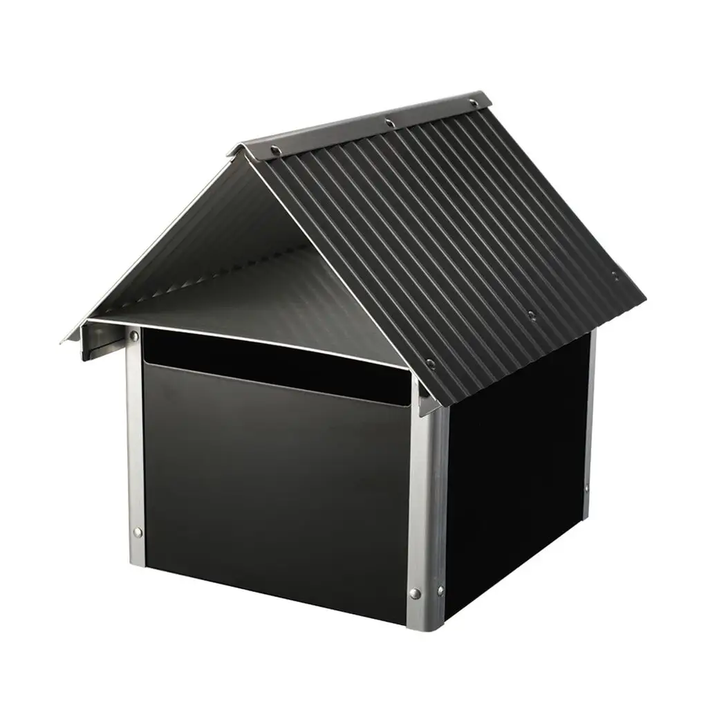 Sandleford Seaford Letterbox Black