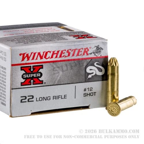 50 Rounds of .22 LR Ammo by Winchester -#12 shot