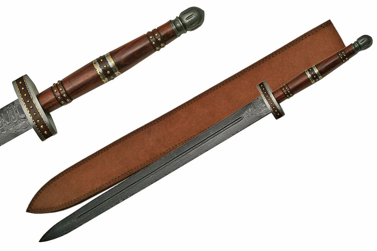 37″ Imperial Damascus Steel Antique Sword