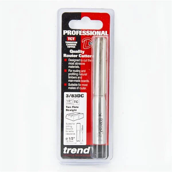 TrendTwo flute 12.7mm diameter x 50mm cut – 3/83DCX1/2TC