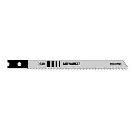 Milwaukee 4″ 10 TPI HCS 5 Pack Jig Saw Blade