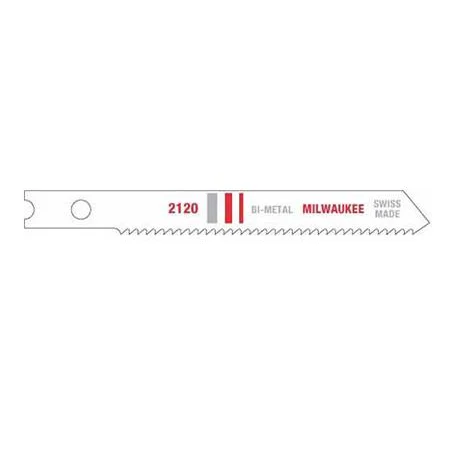 Milwaukee 2-3/4″ 18 TPI Bi-Metal 5 Pack Jig Saw Blade