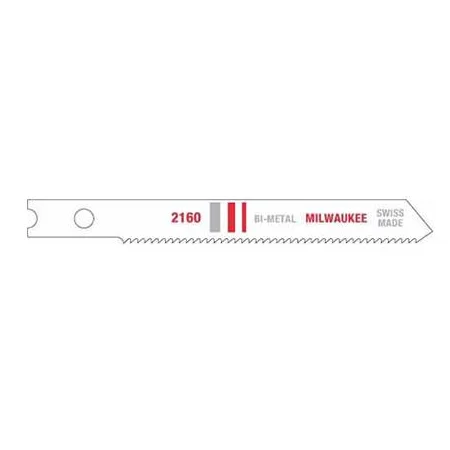 Milwaukee 2-3/4″ 24 TPI Bi-Metal 5 Pack Jig Saw Blade