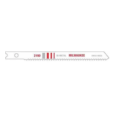 Milwaukee 2-5/8″ 14 TPI Bi-Metal 5 Pack Jig Saw Blade