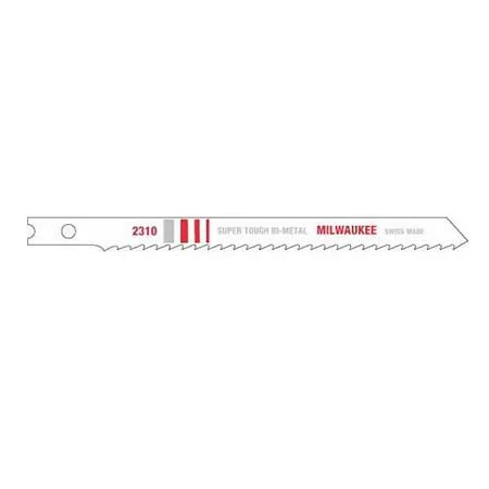 Milwaukee 4-1/8″ 10 TPI Bi-Metal 5 Pack Jig Saw Blade