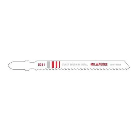 Milwaukee 4″ 10 TPI Wood 5 Pack T Shank Jig Saw Blade