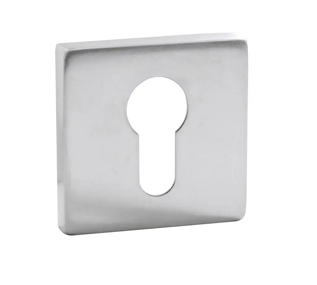 Lane Escutcheon Euro Square 316 Satin Stainless Steel 53mm