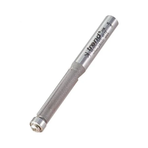 Trend46/07X1/4TC – Guided Trimmer – 6.3mm dia – 25.4mm length