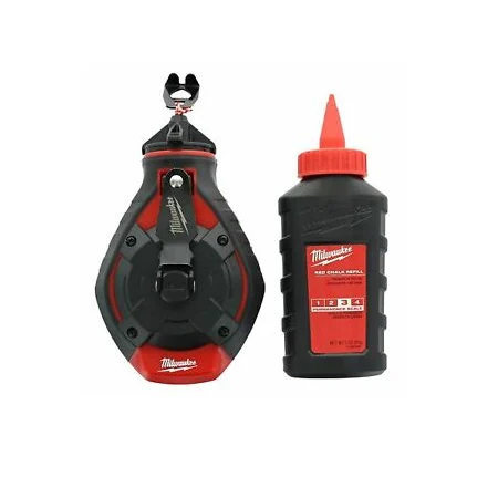 Milwaukee 100ft Bold Line Reel with Red Chalk