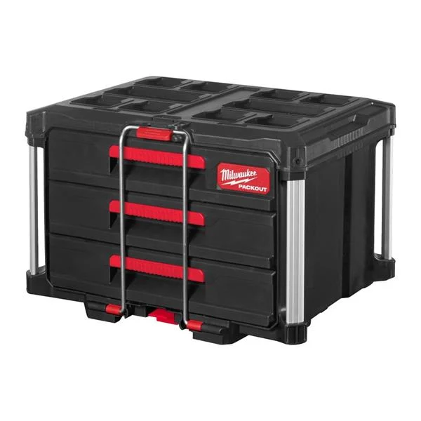 MilwaukeePACKOUT 3 Drawer Tool Box – Modular Storage System