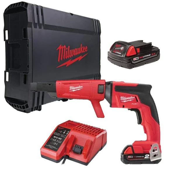 Milwaukee18v FUEL Drywall Screwgun/Collated Attachment – M18FSGC-202X – 4933459200
