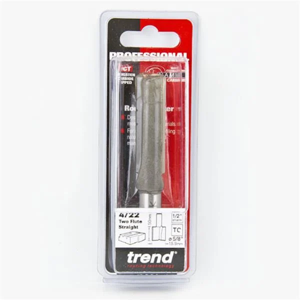 TrendTwo flute cutter 15.9mm diameter – 4/22X1/2TC