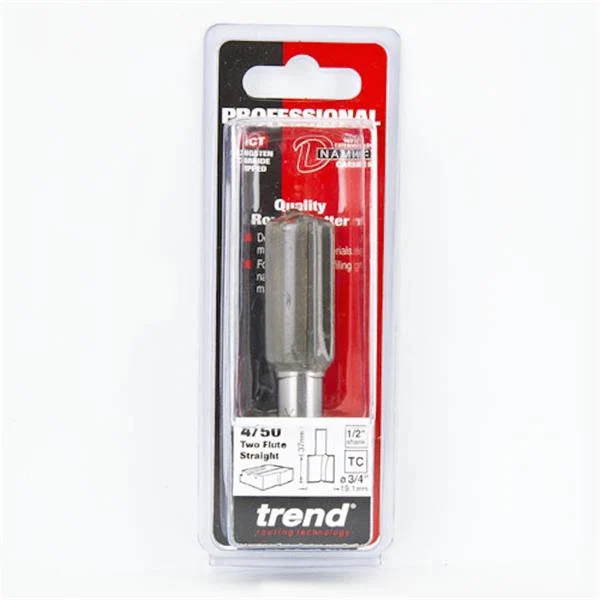 TrendTwo flute cutter 19.1mm diameter – 4/50X1/2TC