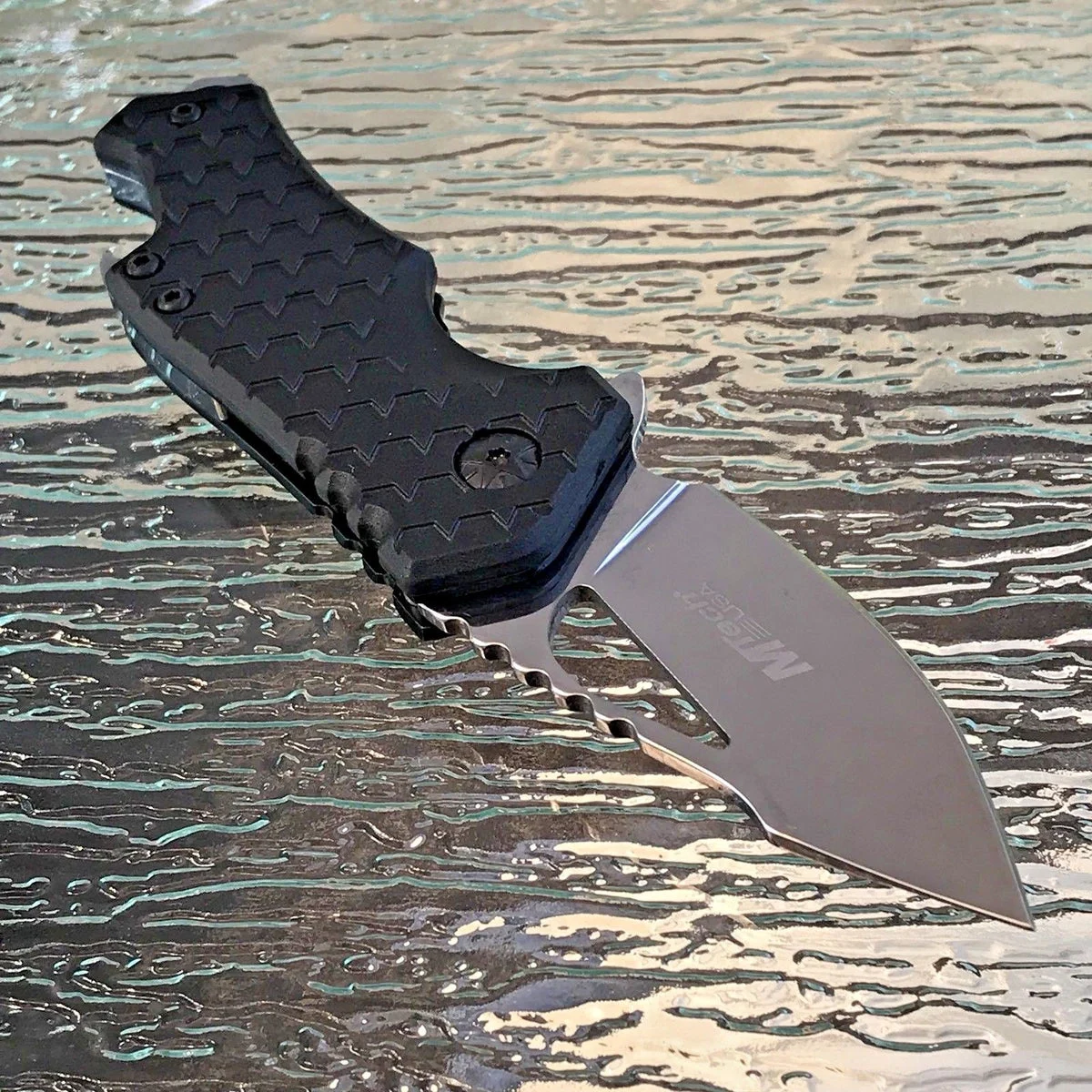5.75″ MTech USA Mini Silver Bottle Opener Assisted Pocket Knife