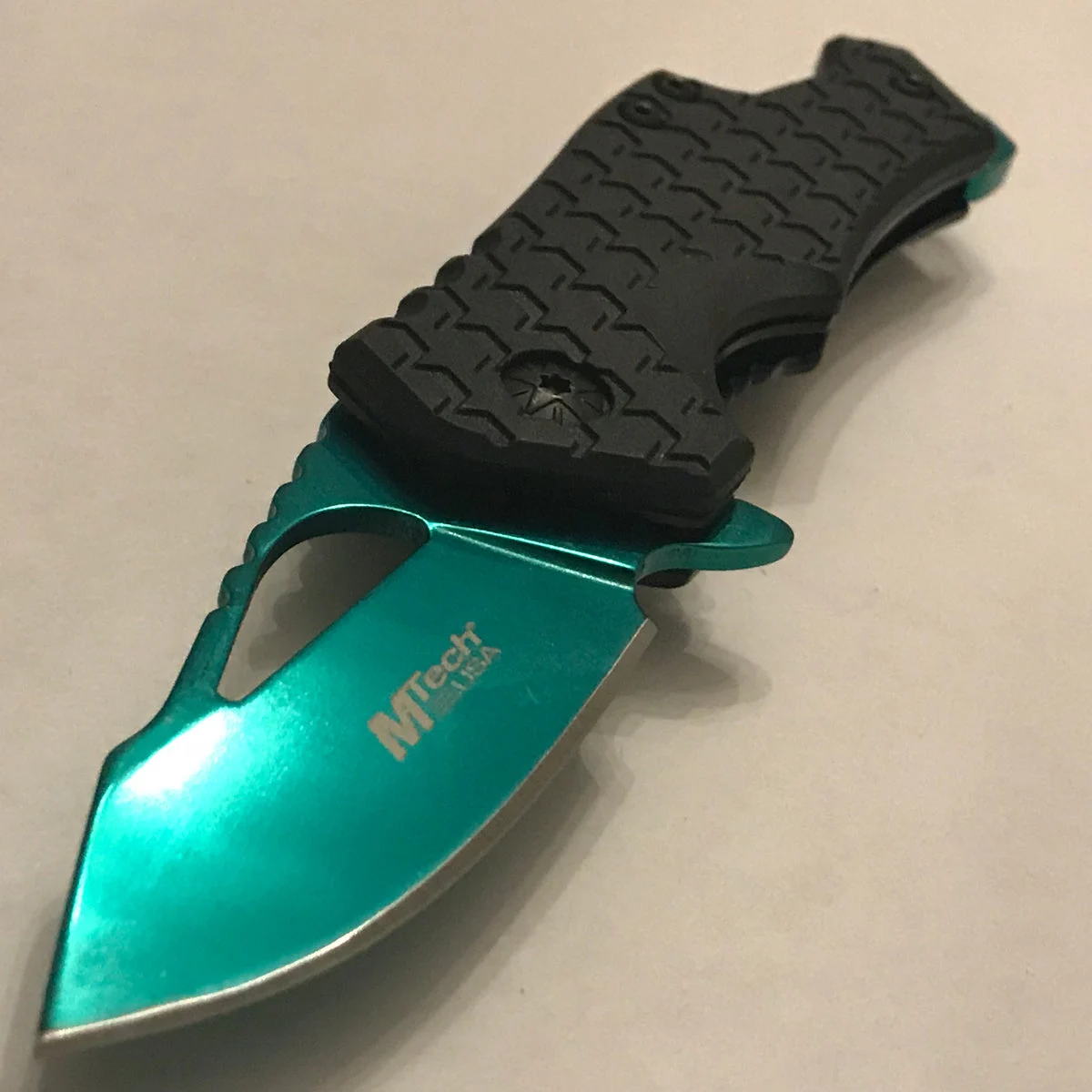 5.75″ MTech USA Tactical Compact Mini Bottle Opener Green Pocket Knife